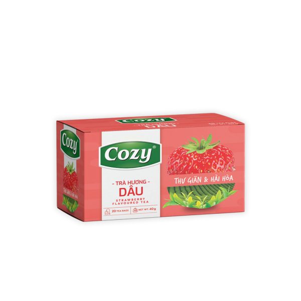 Trà Hương Dâu Cozy 20 Gói x 2g