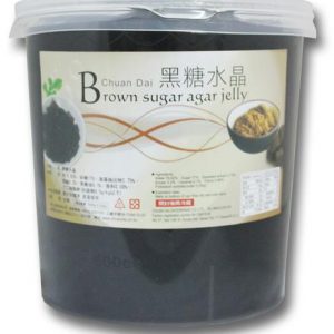 Thạch ống agar pha lê đường đen Đài Loan