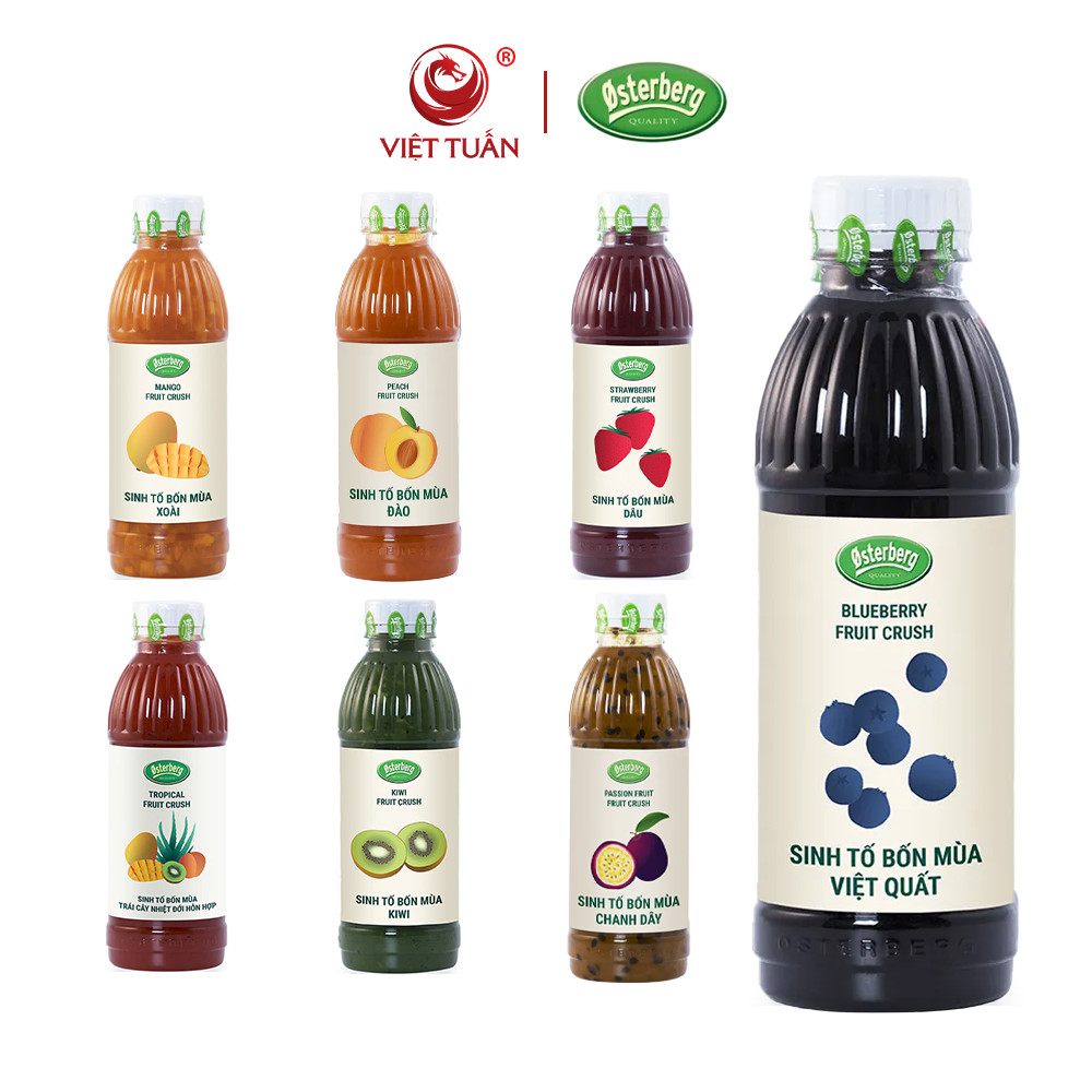 Mứt Sinh Tố Trái Cây Osterberg - Nhãn Mới
