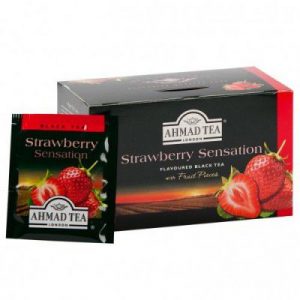 Trà AHMAD Dâu (Strawberry) - Hộp giấy 40gram/20 túi lọc