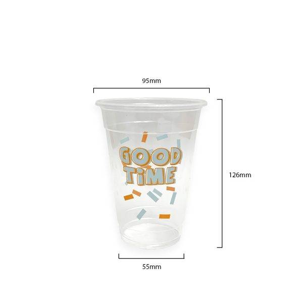 Lốc 50 Cốc PP 500ml In Hình Good Time