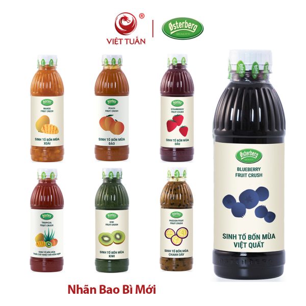 Mứt Sinh Tố Trái Cây Osterberg - Nhãn Mới