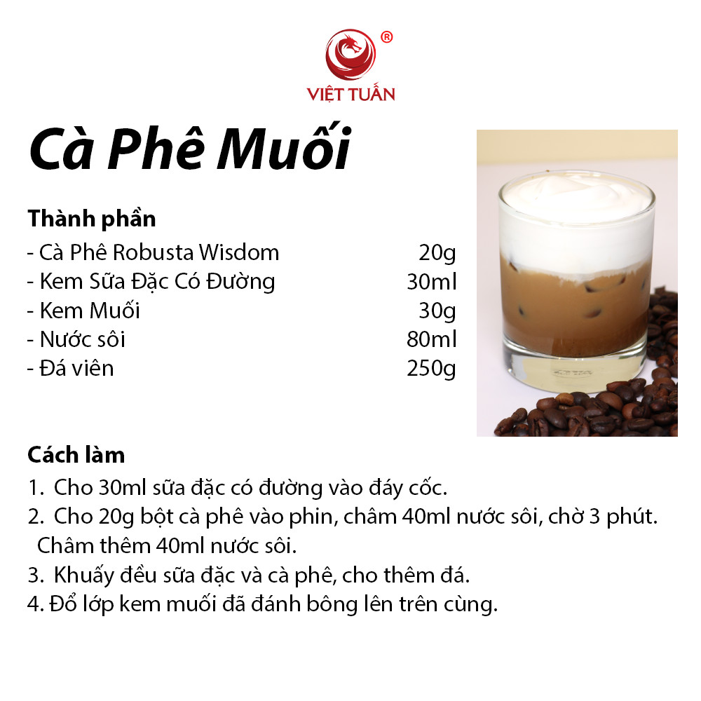 Công thức pha món cà phê muối hot trend