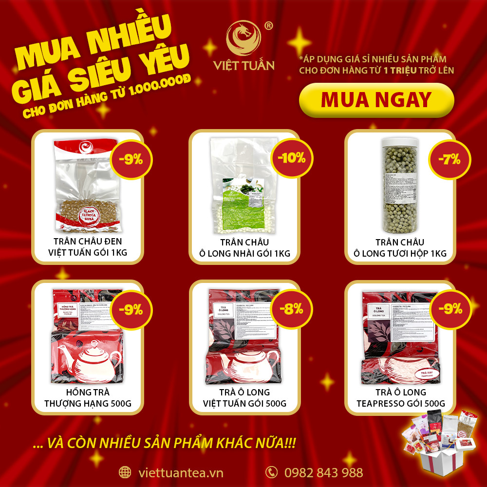 Áp dụng giá sỉ cho nhiều sản phẩm với đơn hàng từ 1 TRIỆU ĐỒNG