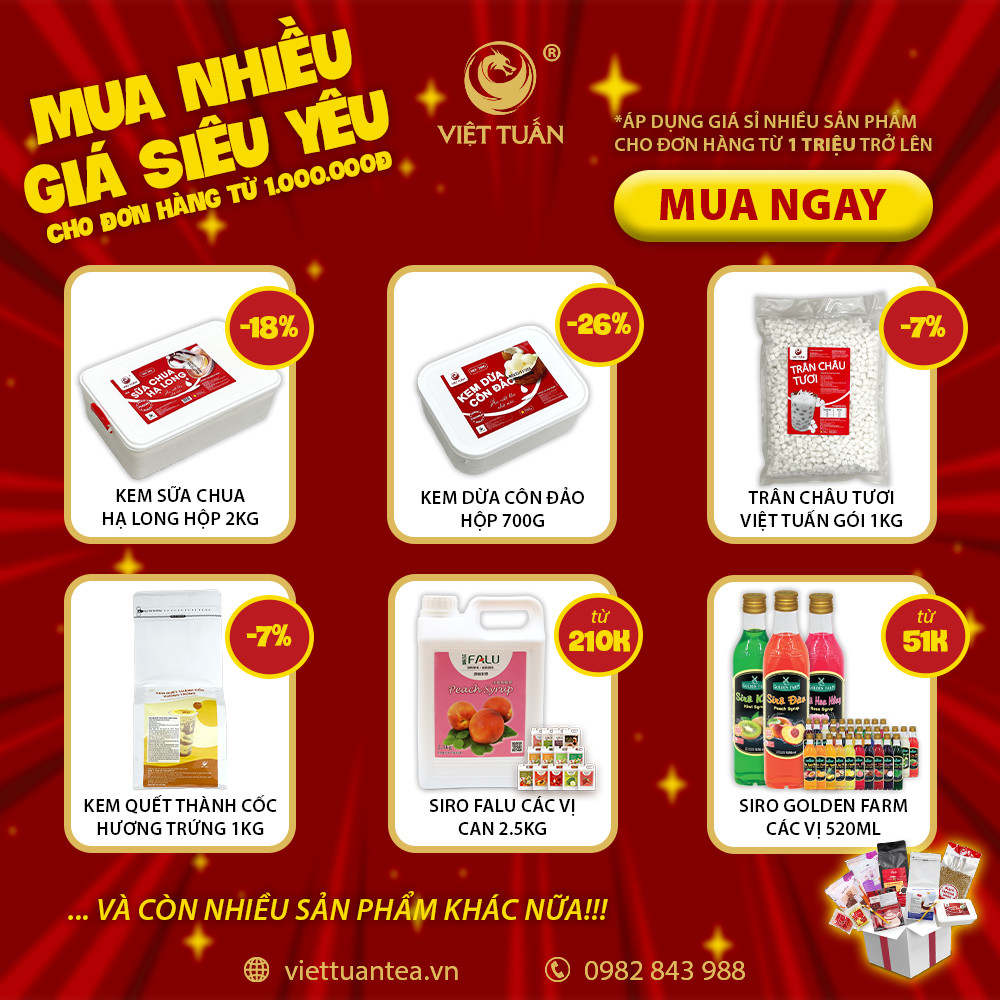 Áp dụng giá sỉ cho nhiều sản phẩm với đơn hàng từ 1 TRIỆU ĐỒNG