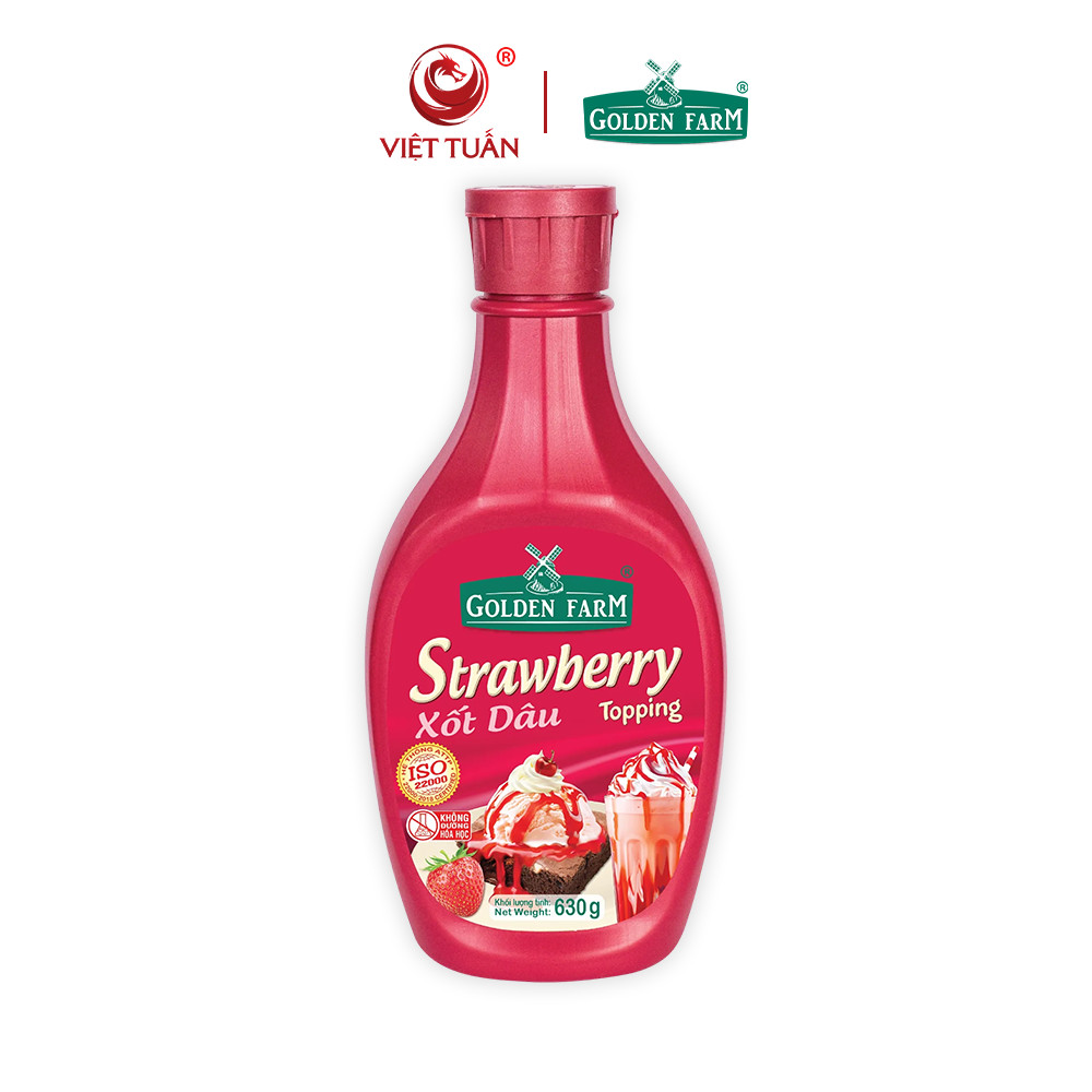 Sốt Topping Dâu Farm 630g Sốt Topping Dâu Farm 630g