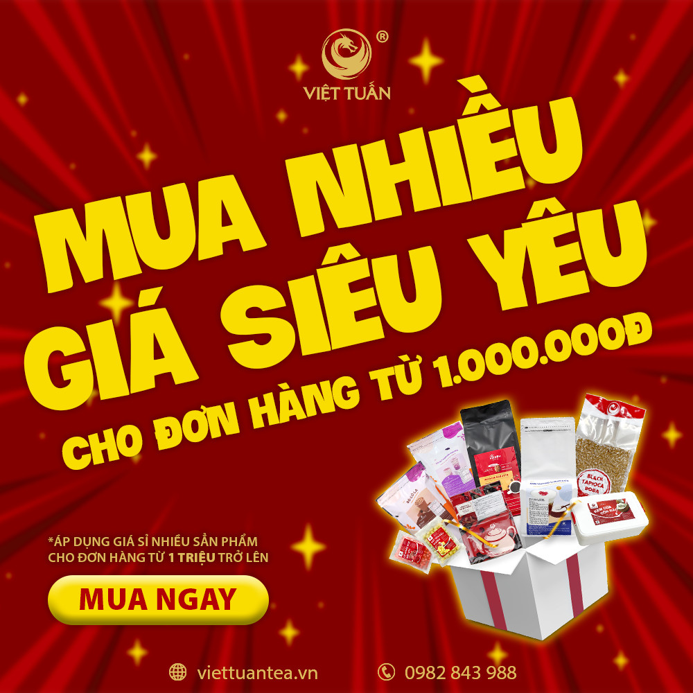 Mua nguyên liệu trà sữa giá sỉ – giải pháp tối ưu cost cho chủ quán