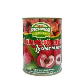 Trái Vải Ngâm Nước Đường Đóng Lon Hiệu Rich - 565g