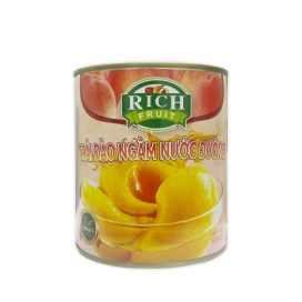 Trái Đào Ngâm Nước Đường Hiệu Rich - 820g